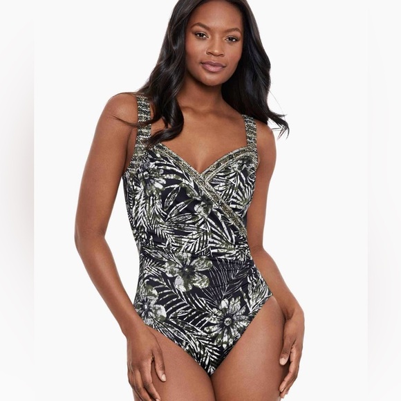 NWT Miraclesuit Zahara Sanibel One Piece Swimsuit - Picture 2 of 14